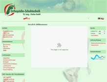Tablet Screenshot of orthopaedie-fischer.com